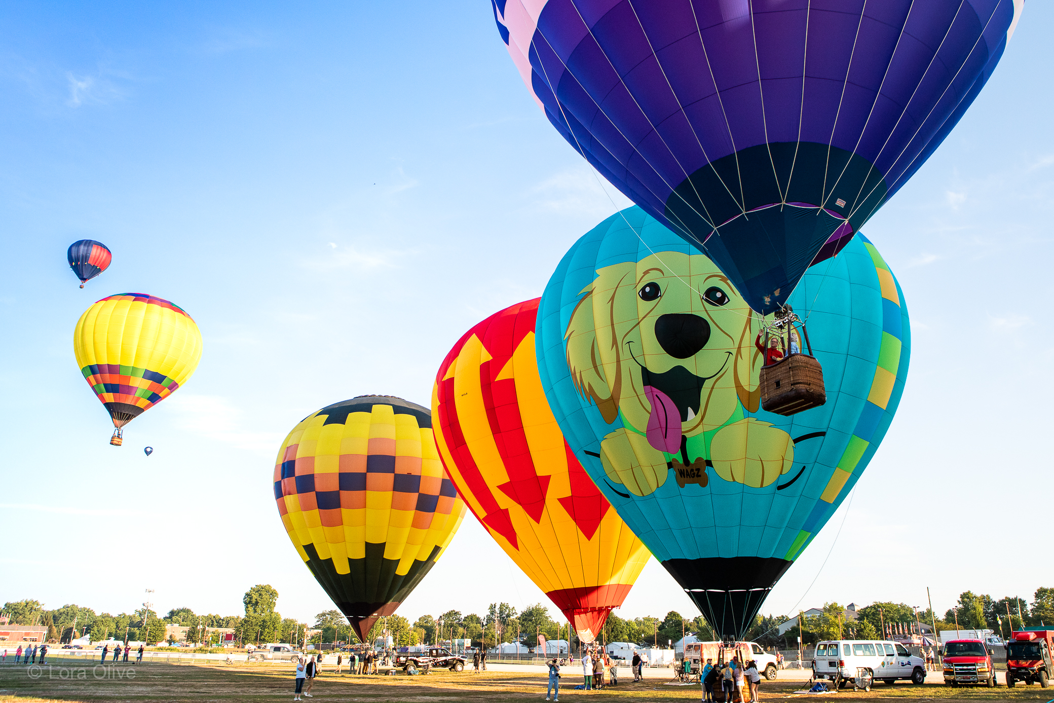 Indiana State Fair Hot Air Balloon Launch