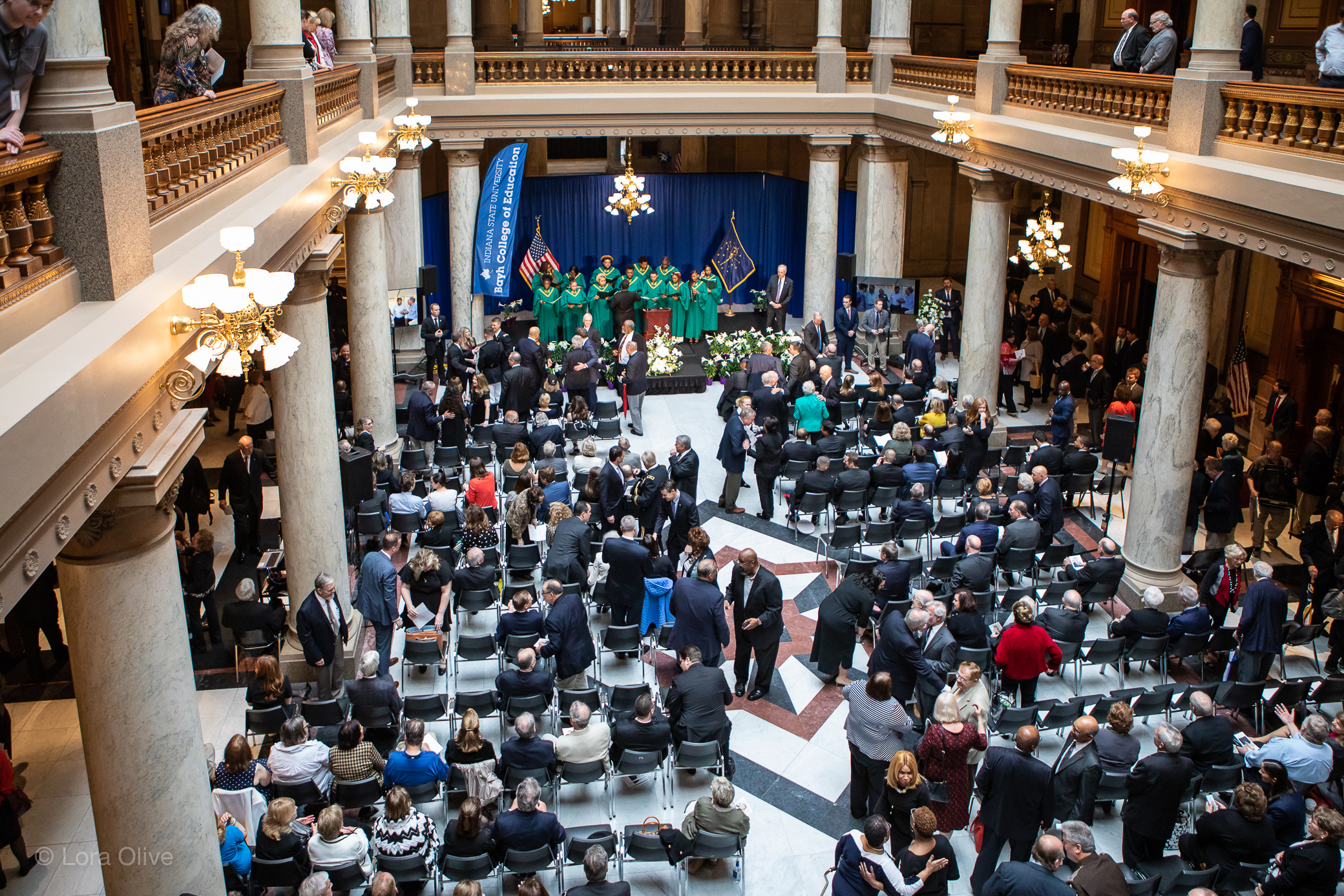 Birch Bayh Remembered at Statehouse Memorial Service